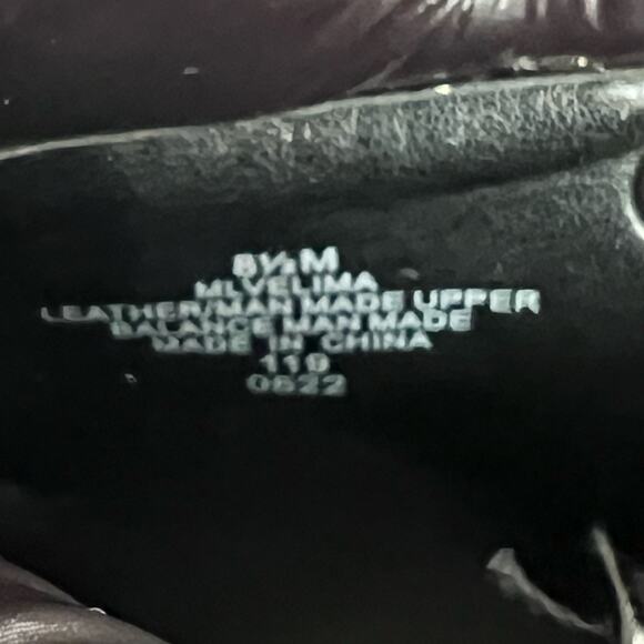 Marc Fisher LTD Leather Velima Lace Up Lug Sole Ankle Boots Size 8.5 - Picture 8 of 11